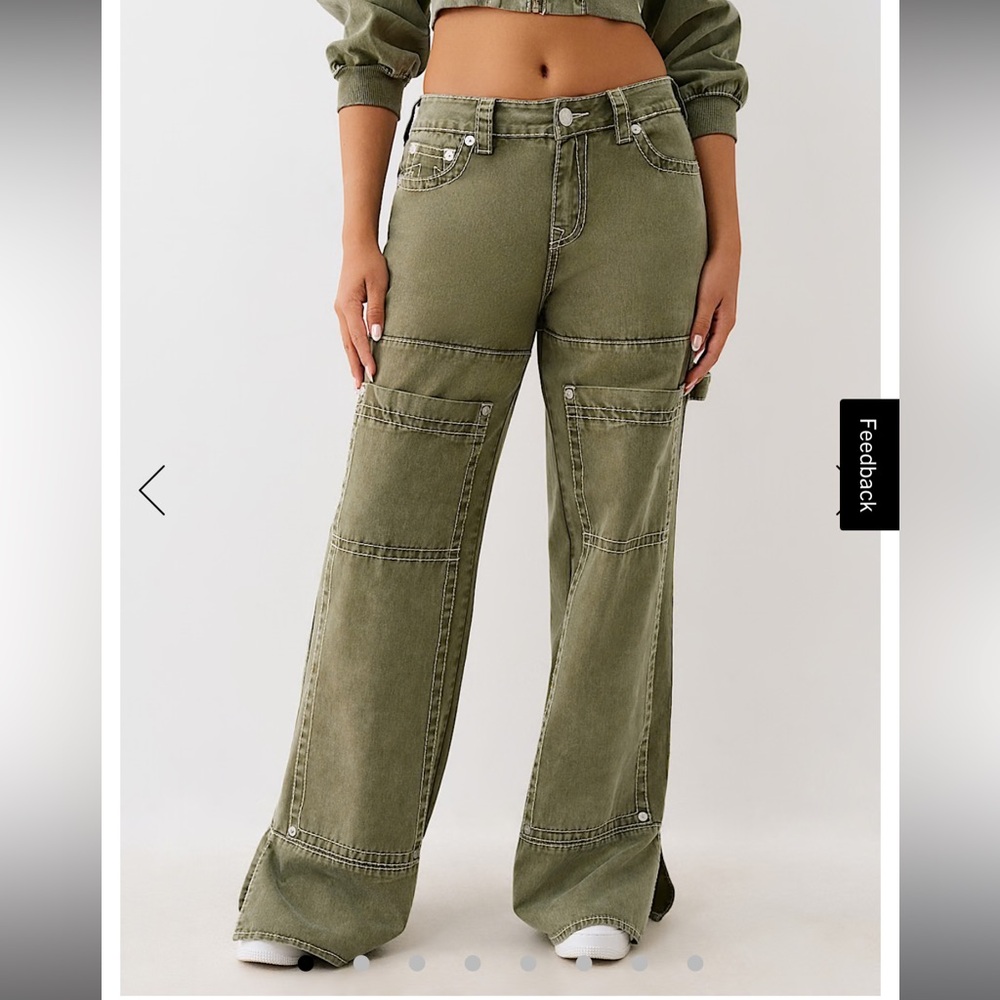 Brand New True Religion BOBBI BIG T BAGGY CARPENTER PANT